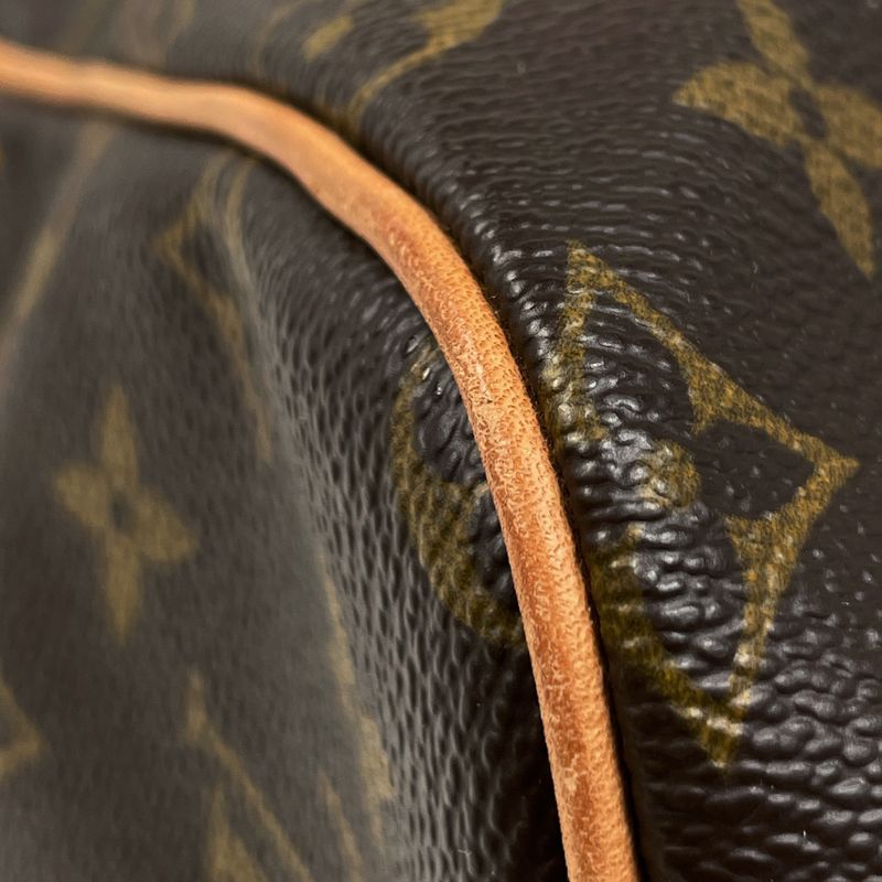 Louis Vuitton Keepall 55 Travel Boston Bag Monogram Brown