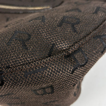 Bvlgari Logomania Shoulder Bag One Canvas Brown