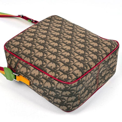 Dior Christian Trotter Pattern Shoulder Bag Rasta Crossbody Coated