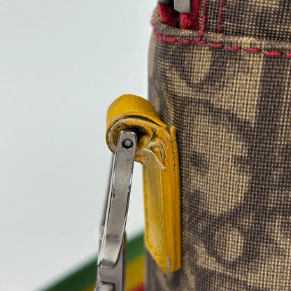 Dior Christian Trotter Pattern Shoulder Bag Rasta Crossbody Coated