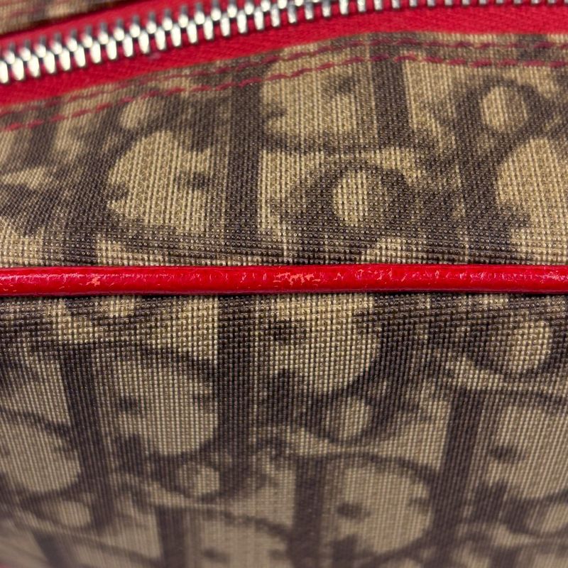 Dior Christian Trotter Pattern Shoulder Bag Rasta Crossbody Coated