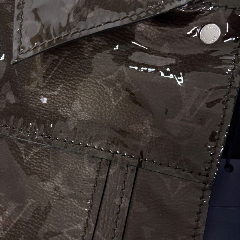 Louis Vuitton Monogram Eclipse Glaze Jacket Logo Cowhide