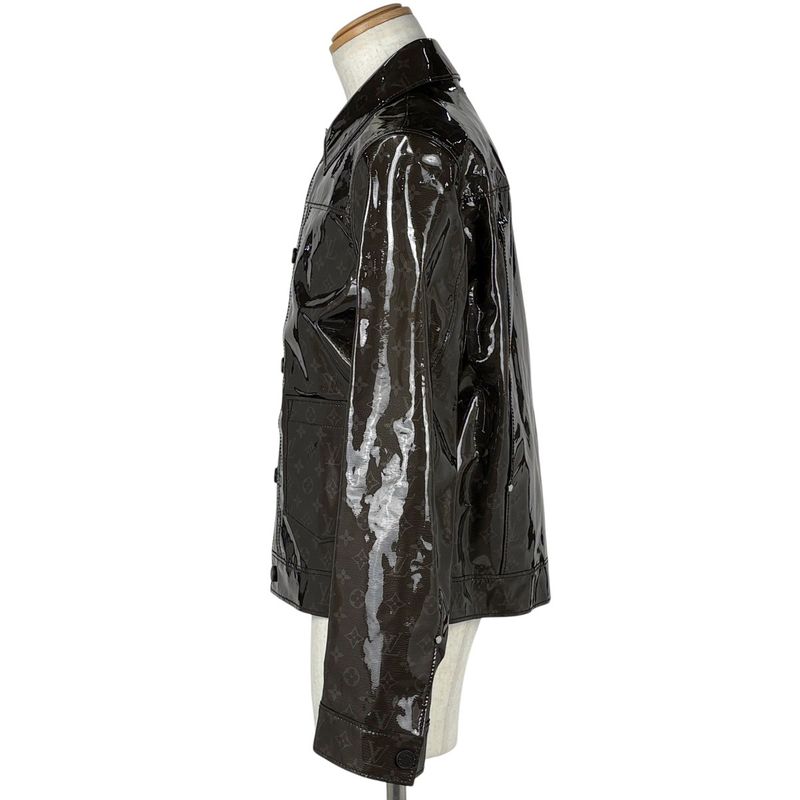 Louis Vuitton Monogram Eclipse Glaze Jacket Logo Cowhide