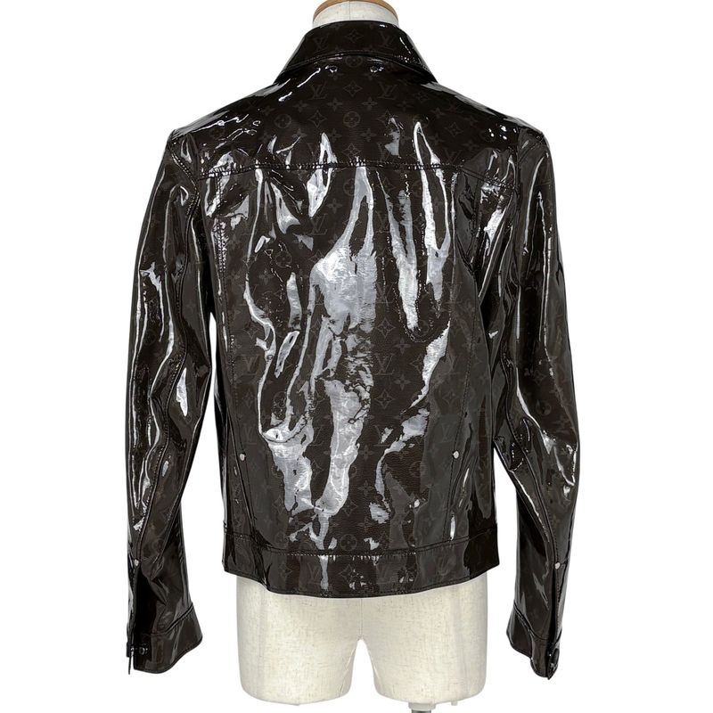 Louis Vuitton Monogram Eclipse Glaze Jacket Logo Cowhide