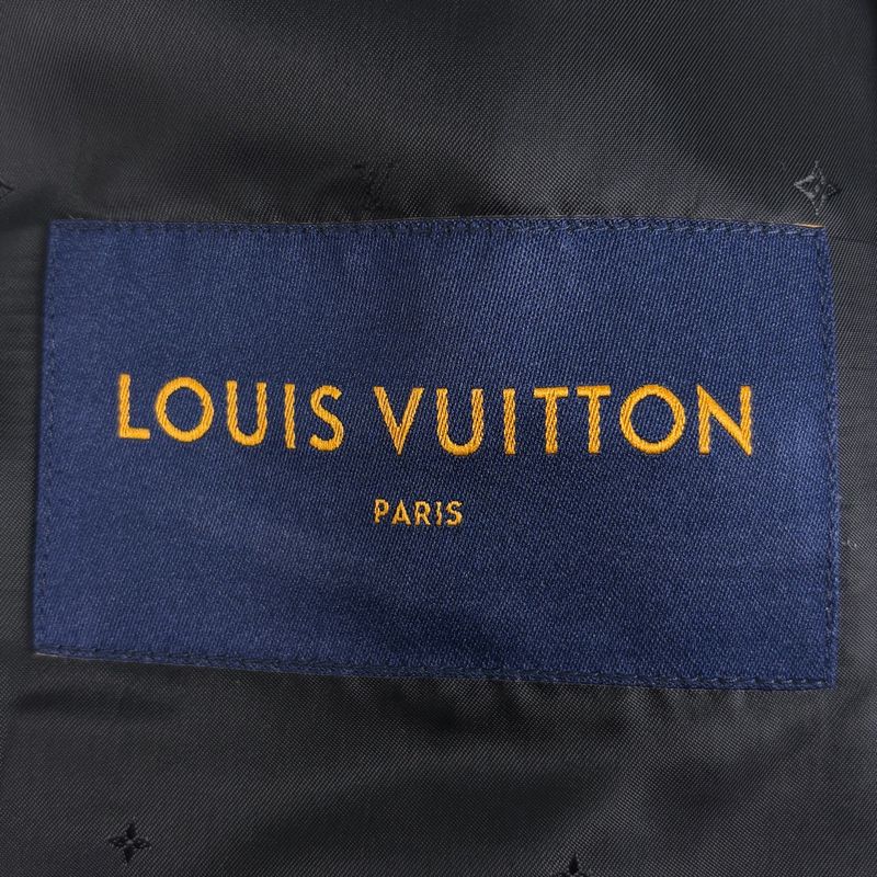 Louis Vuitton Monogram Eclipse Glaze Jacket Logo Cowhide