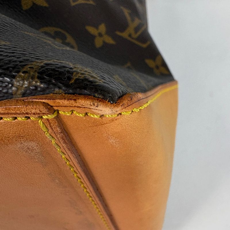 Louis Vuitton Hippo Mezzo Shoulder Bag Shoulder Tote Monogram Brown