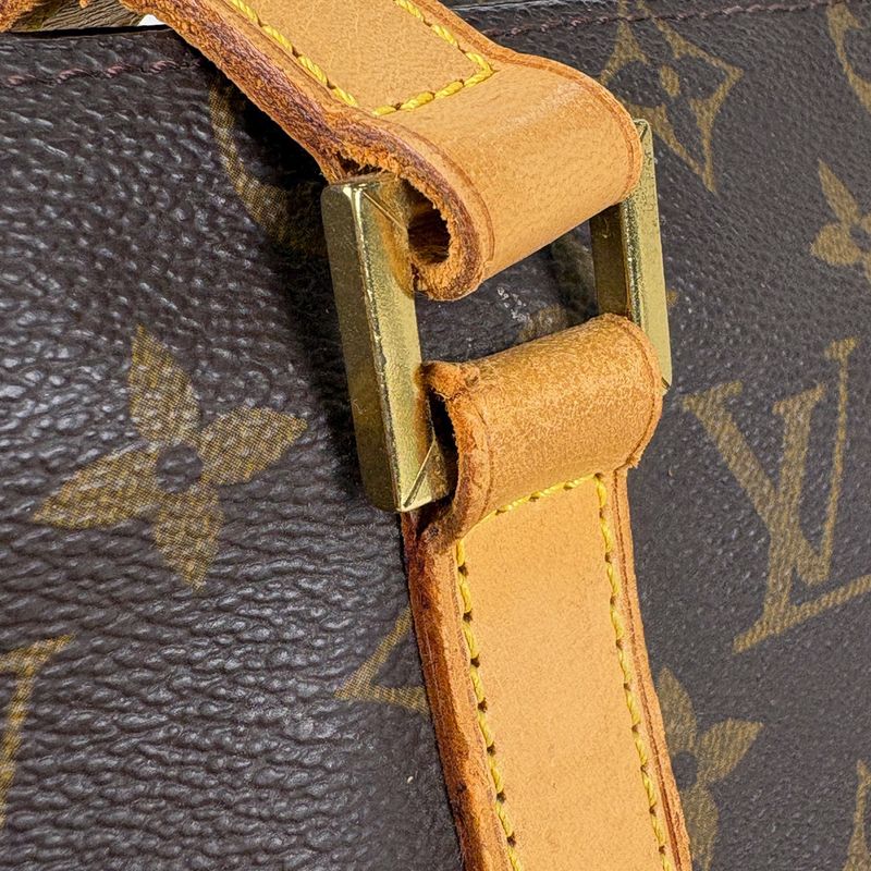 Louis Vuitton Hippo Mezzo Shoulder Bag Shoulder Tote Monogram Brown
