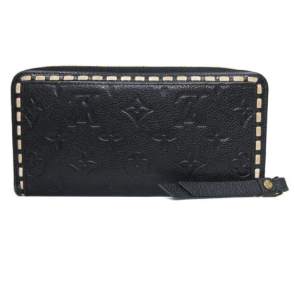 Louis Vuitton Monogram Empreinte Zippy Long Wallet Leather Round