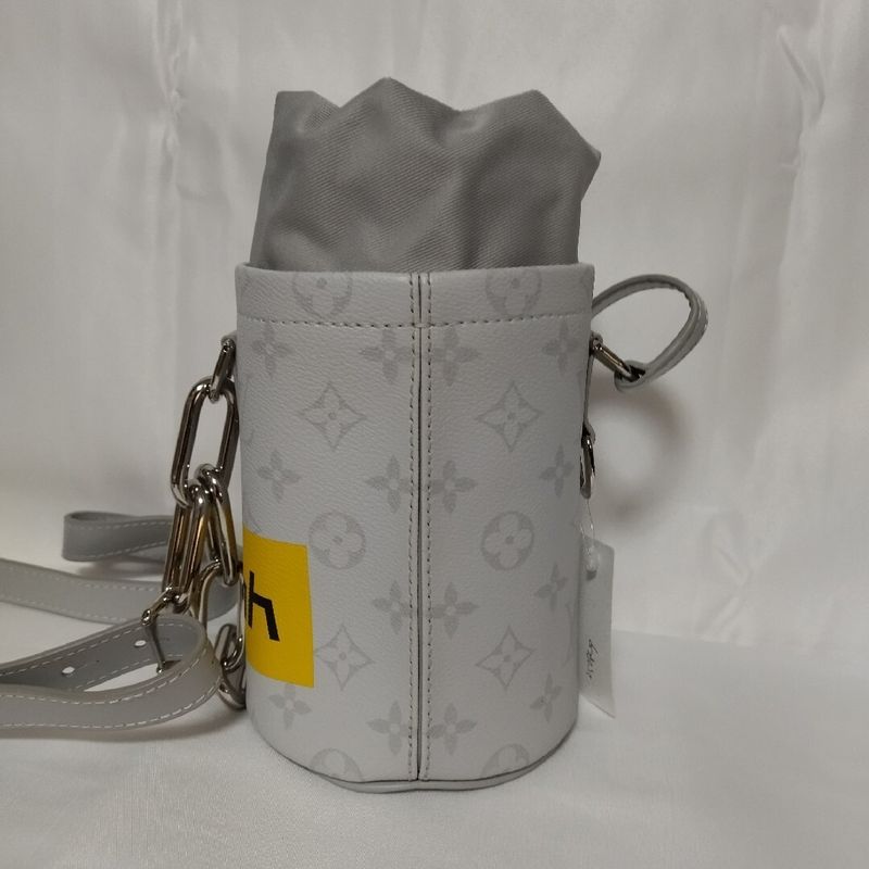 Louis Vuitton White Monogram Choke Nano Bag