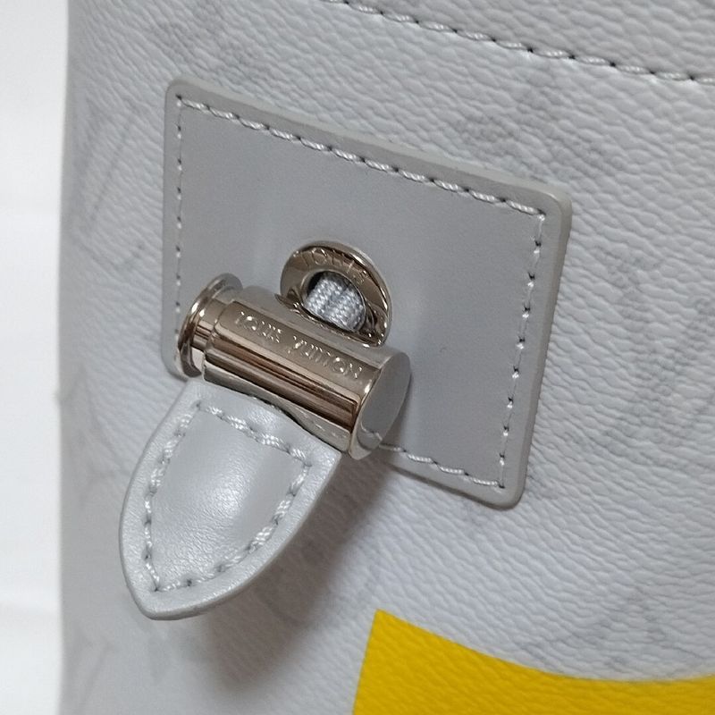 Louis Vuitton White Monogram Choke Nano Bag