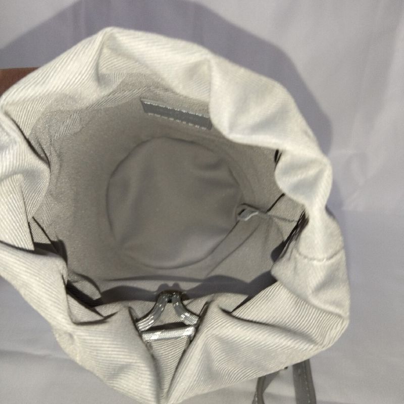 Louis Vuitton White Monogram Choke Nano Bag