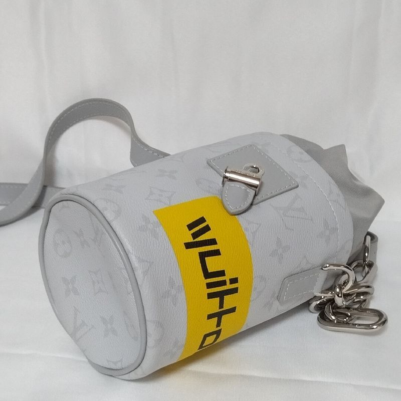 Louis Vuitton White Monogram Choke Nano Bag
