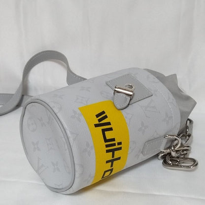 Louis Vuitton White Monogram Choke Nano Bag