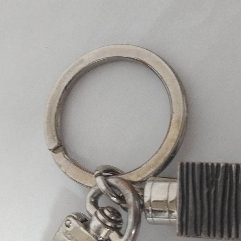Louis Vuitton Porte Cles Cube Key Holder Charm Keychain
