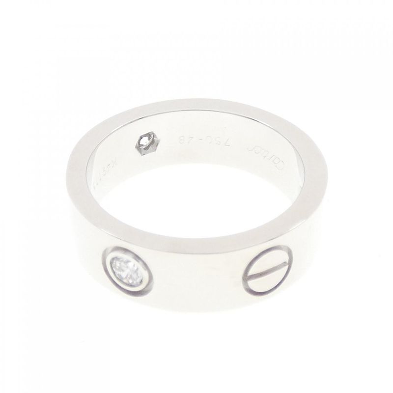 Cartier Love Half Diamond Ring