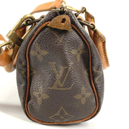Louis Vuitton Shoulder Bag Mini Speedy Monogram Canvas Brown
