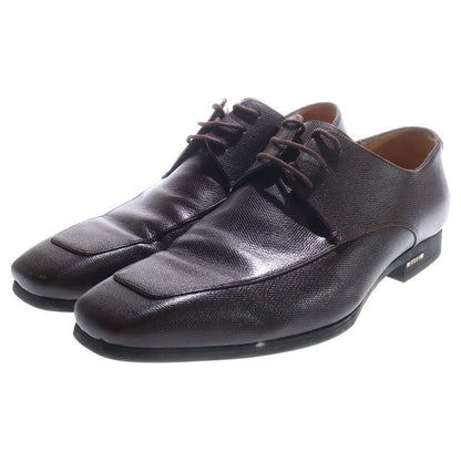 Gucci U-tip Leather Business Dress Shoes Brown