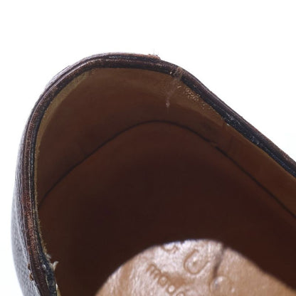 Gucci U-tip Leather Business Dress Shoes Brown