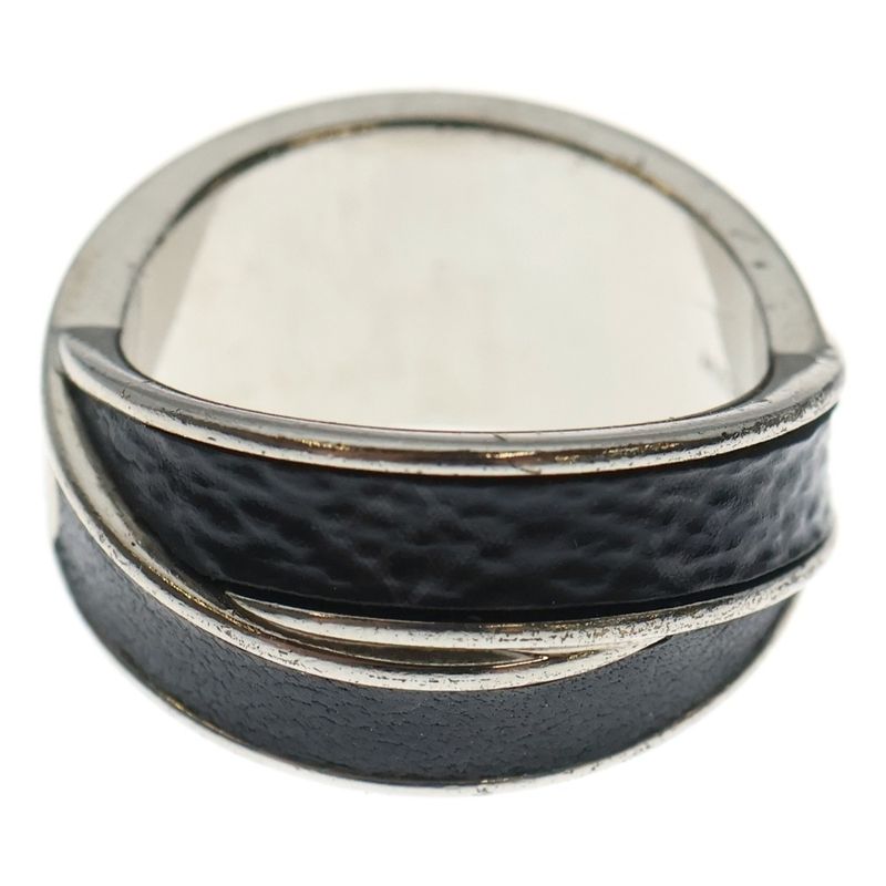 Louis Vuitton Bag Entrelac Ring Monogram Eclipse Silver Black