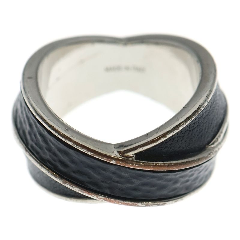 Louis Vuitton Bag Entrelac Ring Monogram Eclipse Silver Black