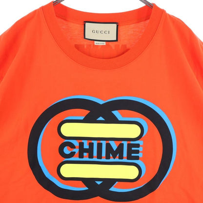 Gucci Chime for Dhange Print Short Sleeve T-Shirt Red