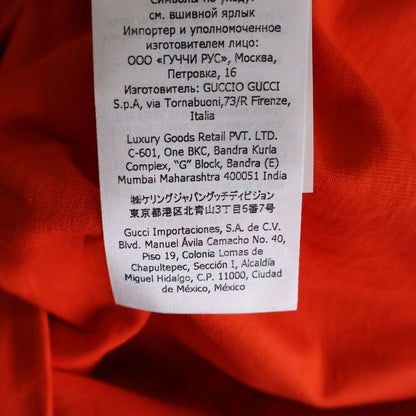 Gucci Chime for Dhange Print Short Sleeve T-Shirt Red