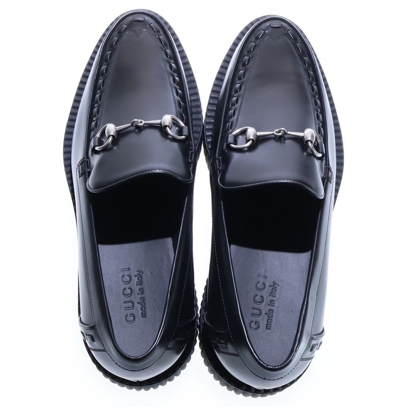 Gucci Horsebit Clear Loafers Shoes Black