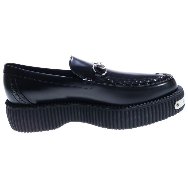 Gucci Horsebit Clear Loafers Shoes Black