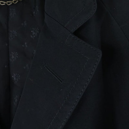 Gucci Cotton Nylon Long Coat Black