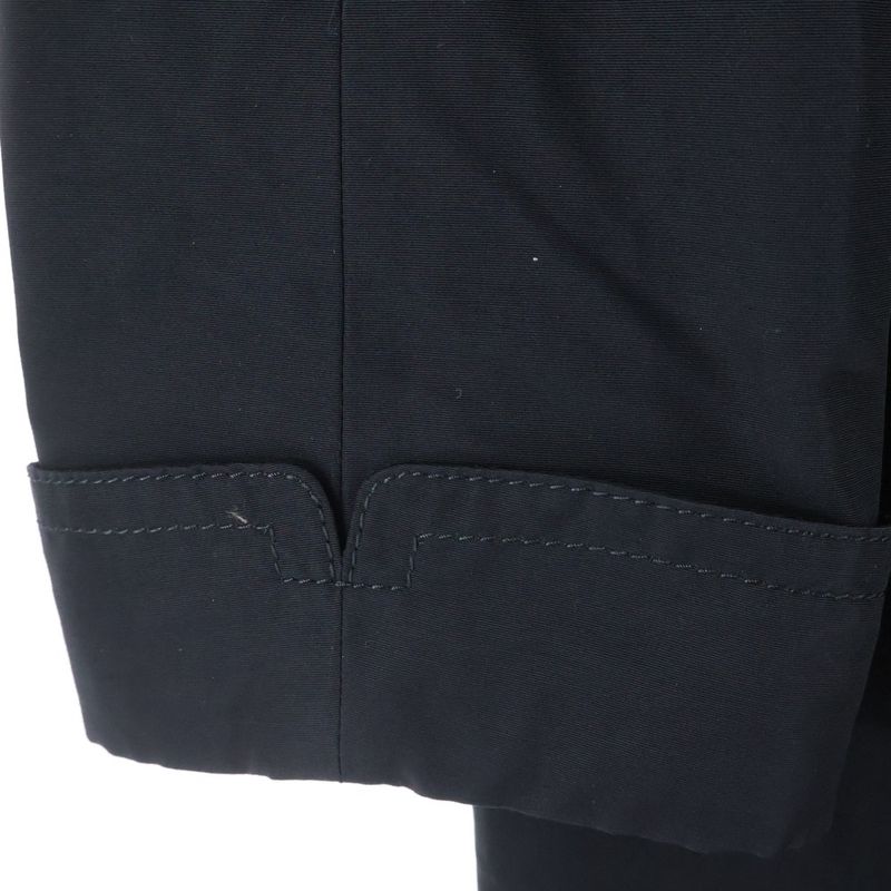 Gucci Cotton Nylon Long Coat Black