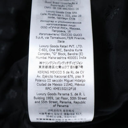 Gucci Cotton Nylon Long Coat Black