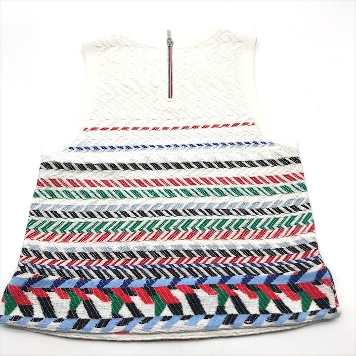 Chanel Karl Lagerfeld Cropped Knit Top Tank Top Sleeveless 34 Sweater