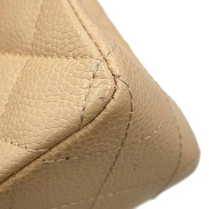 Chanel Chain Shoulder Bag Mini Quilted CC Logo Caviar Leather