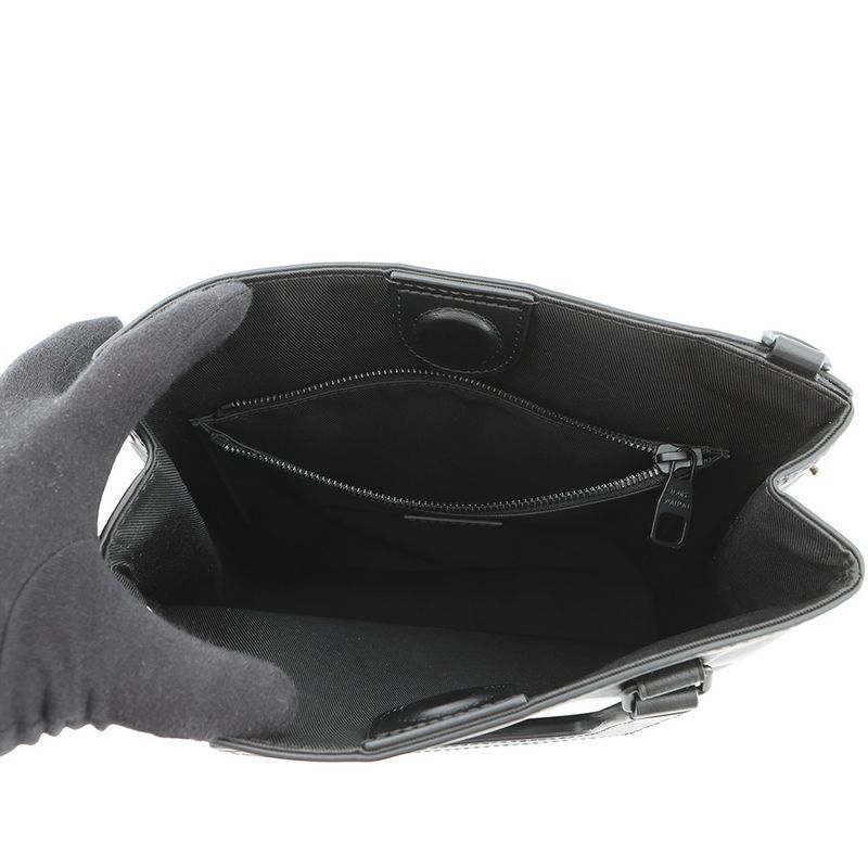 Louis Vuitton Handbag Epi Sac Plafold 2-Way Shoulder Black Noir