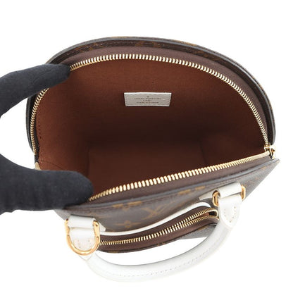 Louis Vuitton Shoulder Bag Monogram Ellipse BB 2-Way Brown White Yellow