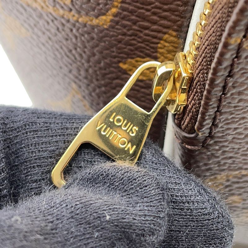 Louis Vuitton Shoulder Bag Monogram Ellipse BB 2-Way Brown White Yellow
