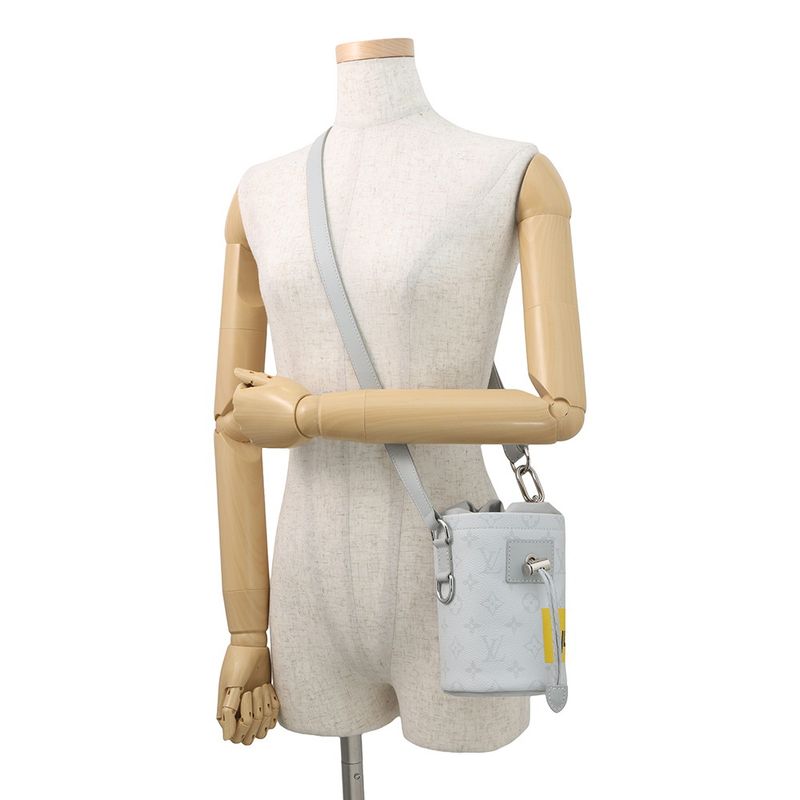 Louis Vuitton Shoulder Bag White Monogram Chalk Nano