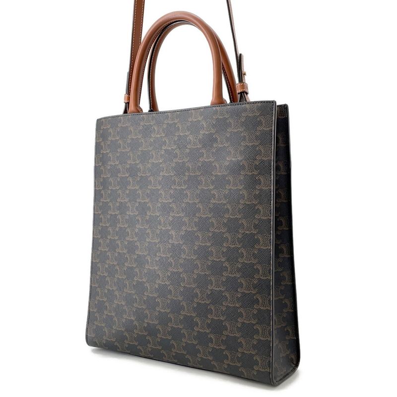 Celine Tote Small Vertical Cover Triomphe 2-Way