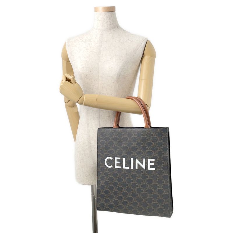 Celine Tote Small Vertical Cover Triomphe 2-Way