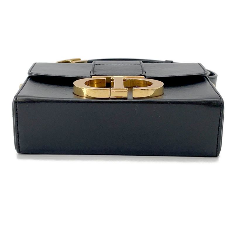 Dior Shoulder Bag 30 Montaigne Leather Black