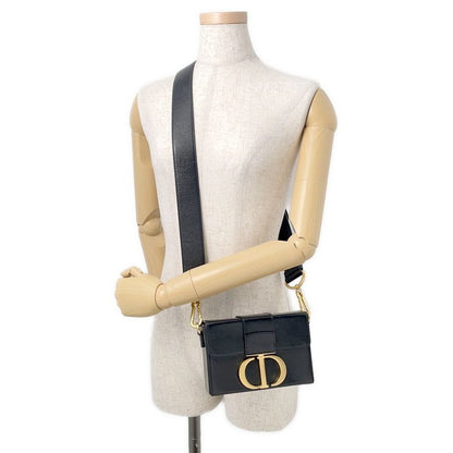 Dior Shoulder Bag 30 Montaigne Leather Black