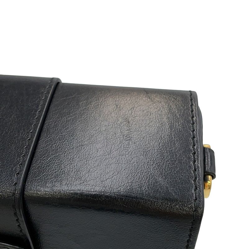 Dior Shoulder Bag 30 Montaigne Leather Black
