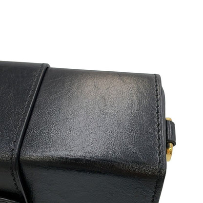 Dior Shoulder Bag 30 Montaigne Leather Black