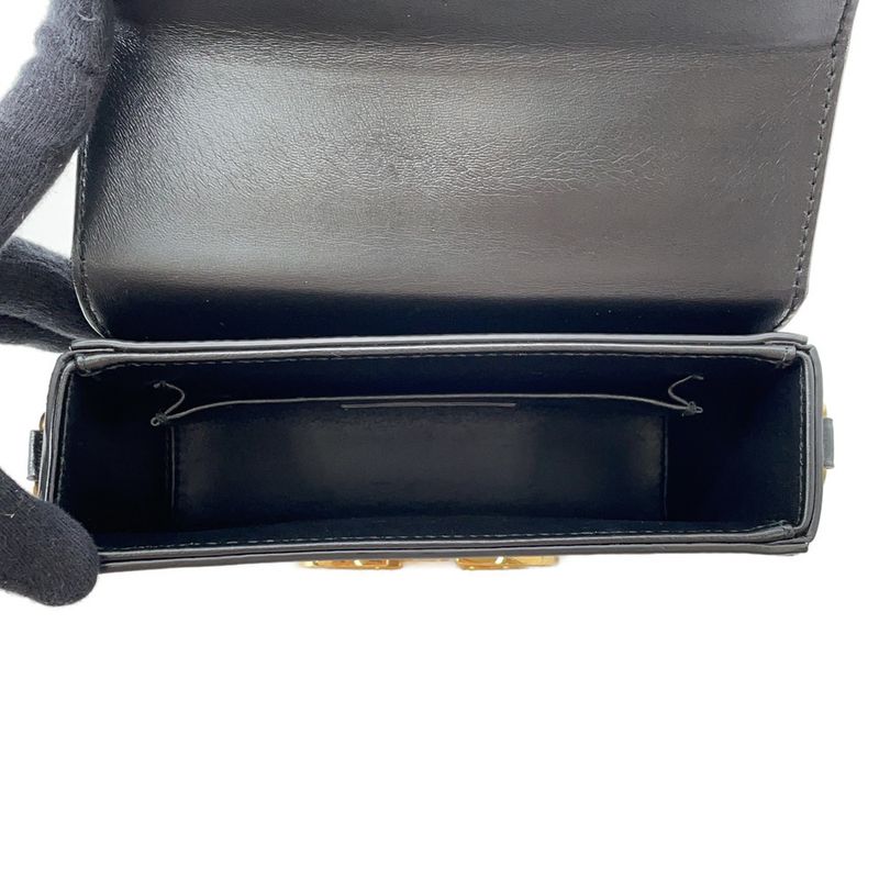Dior Shoulder Bag 30 Montaigne Leather Black