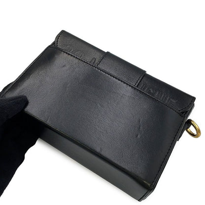 Dior Shoulder Bag 30 Montaigne Leather Black