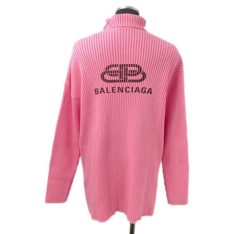 Balenciaga Knit Logo Oversize Sweater XS Top
