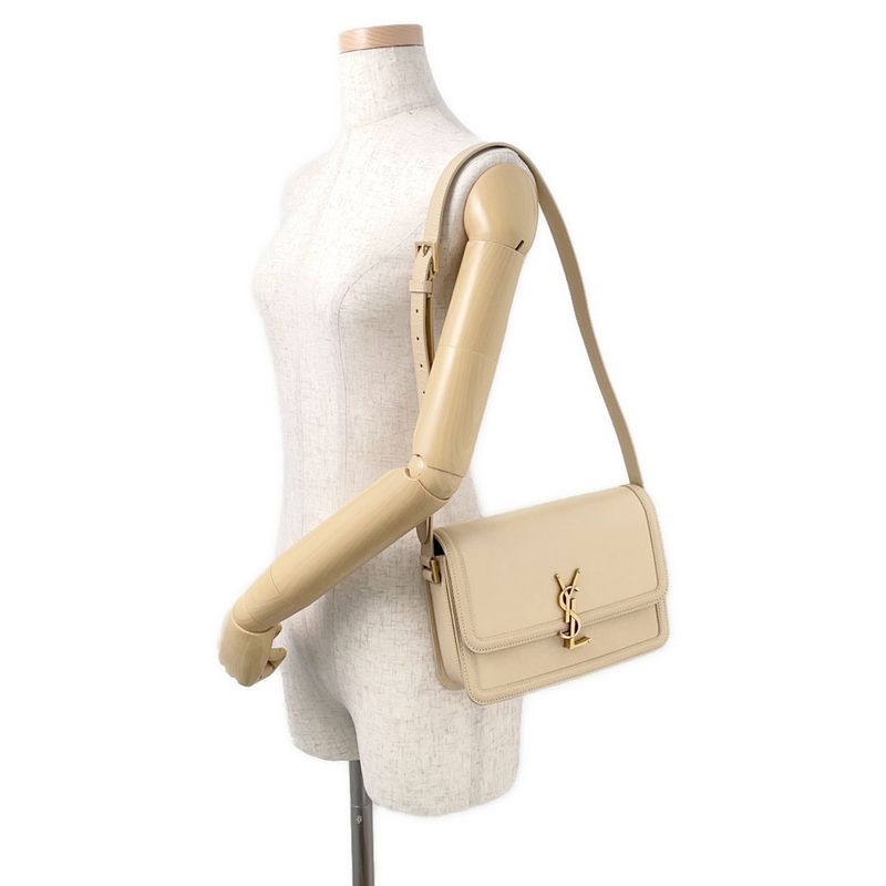 Saint Laurent Paris Shoulder Bag Solferino Leather