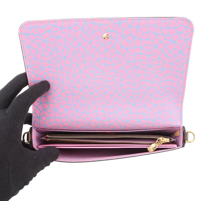 Louis Vuitton Shoulder Bag Monogram Pumpkin LV Yk Pochette Felicity Brown Multicolor