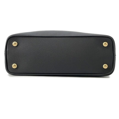 Louis Vuitton Handbag Calf Leather Capucines Pure MM 2-Way Noir Black Brown