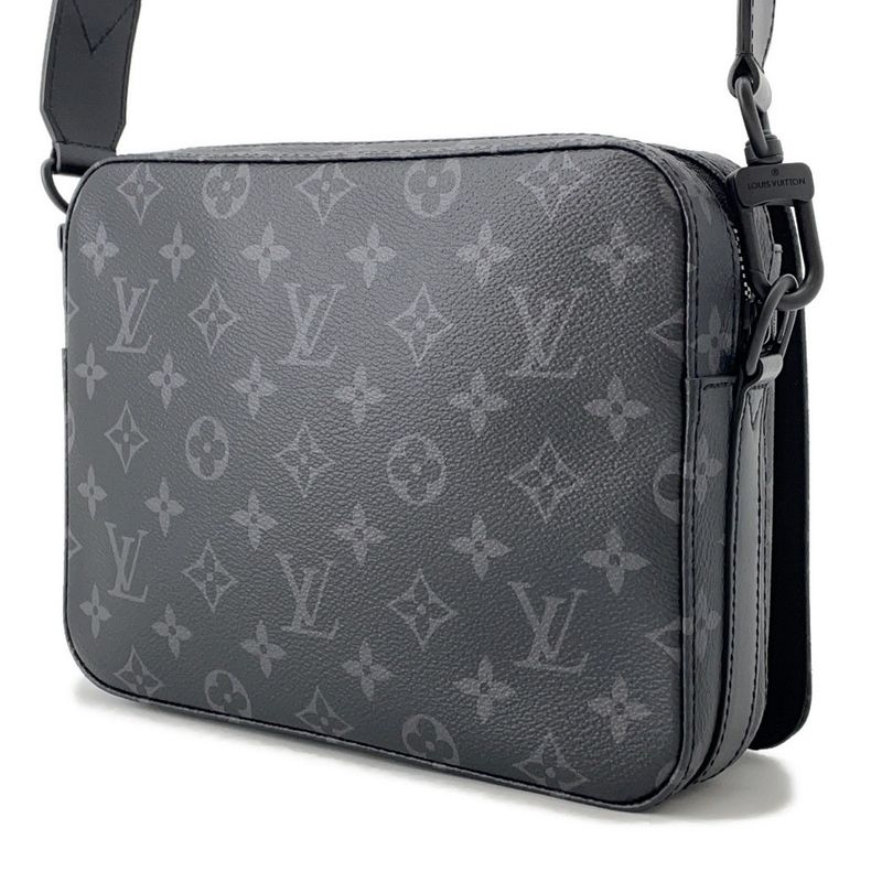 Louis Vuitton Shoulder Bag Monogram Eclipse Steamer Noir Black
